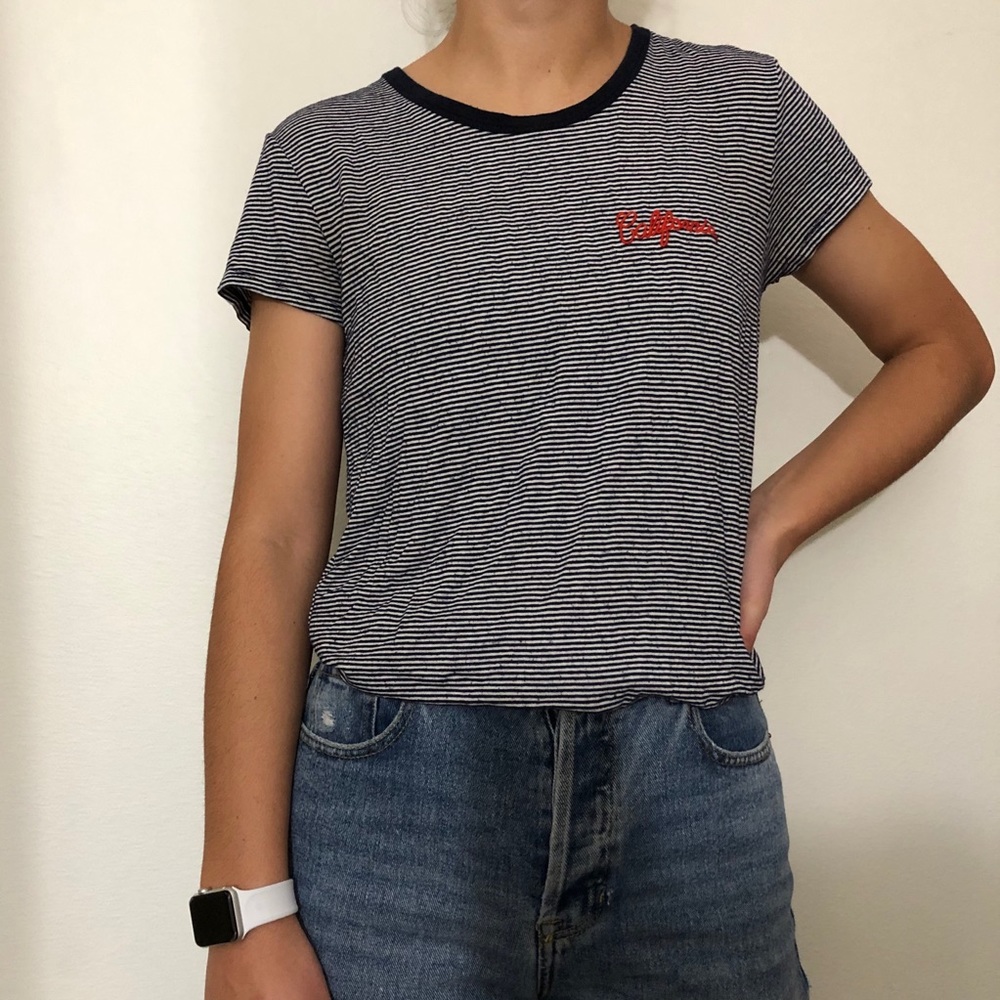 John Galt Striped Tee